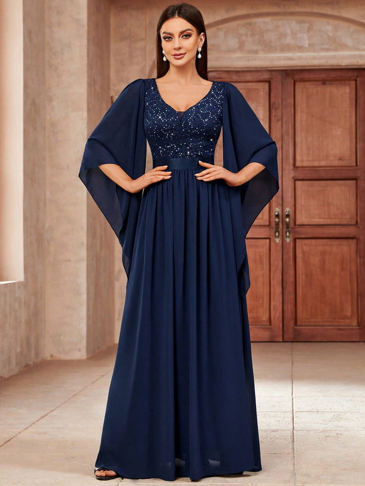 Rochie maxi SHEIN, albastru