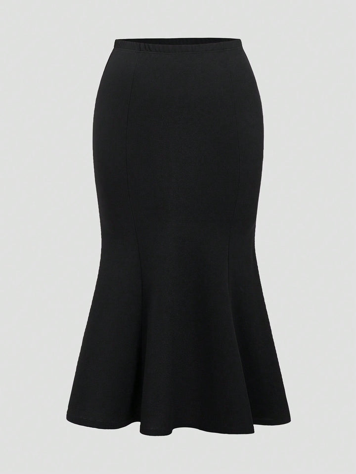 Fustă maxi SHEIN, negru