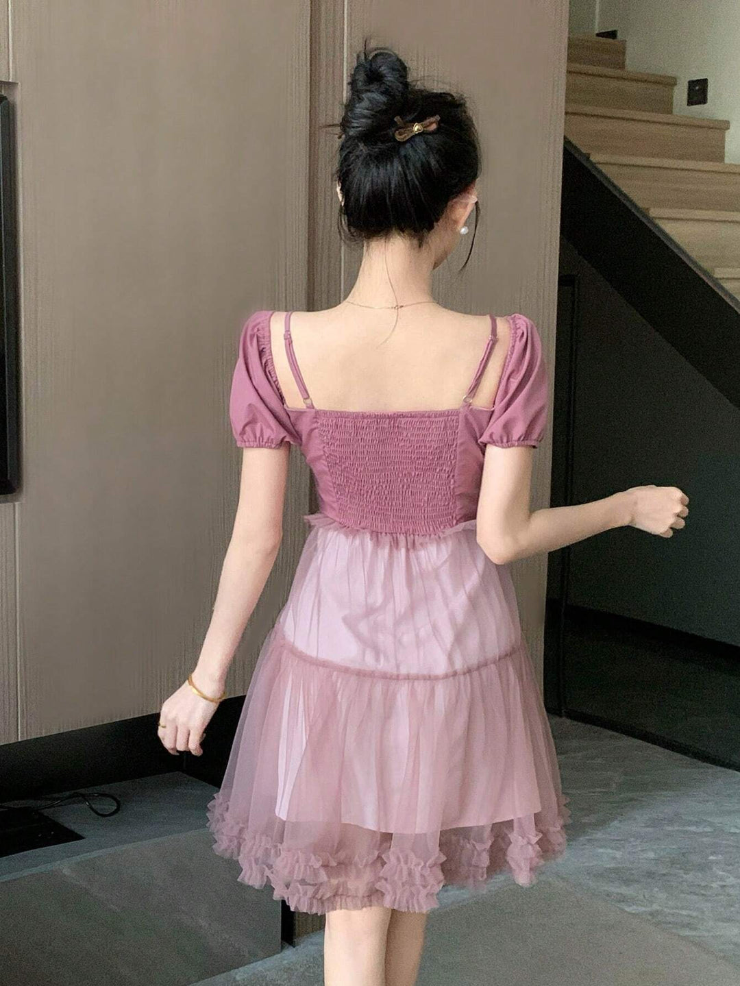 SHEIN mini ruha, rózsaszín