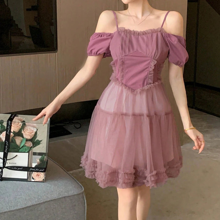 SHEIN mini ruha, rózsaszín