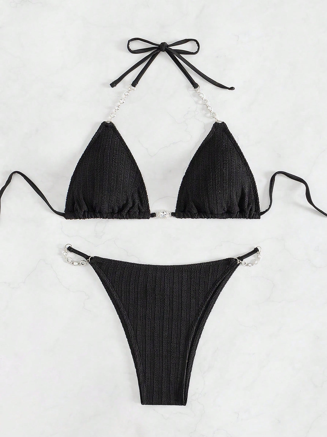 SHEIN bikini szett, fekete