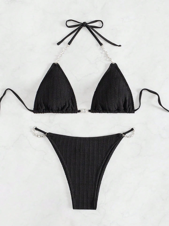 SHEIN bikini szett, fekete