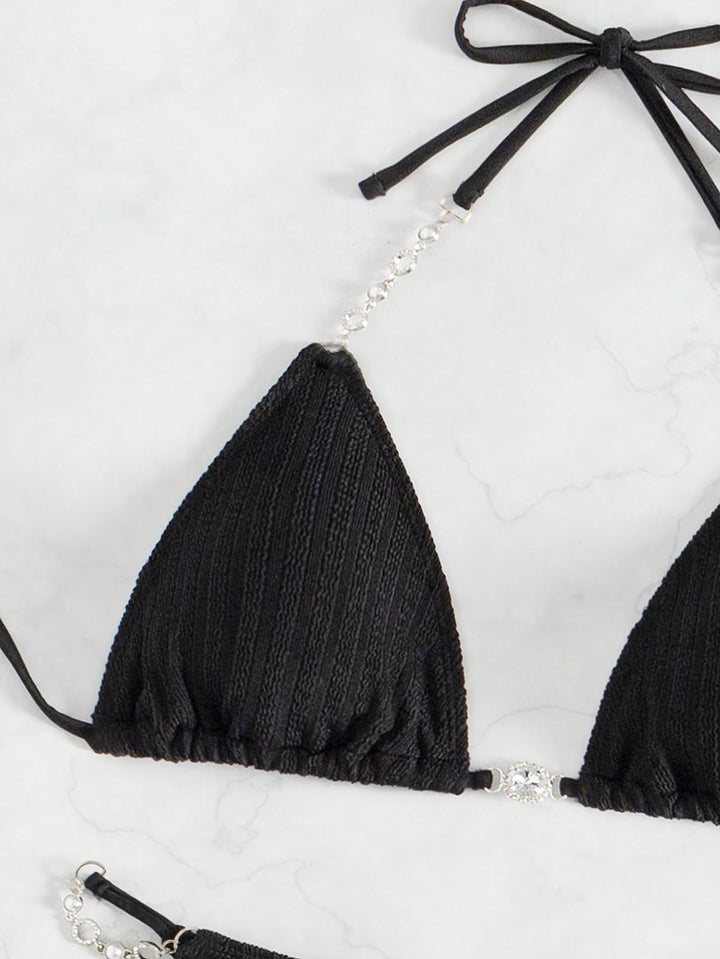 SHEIN bikini szett, fekete