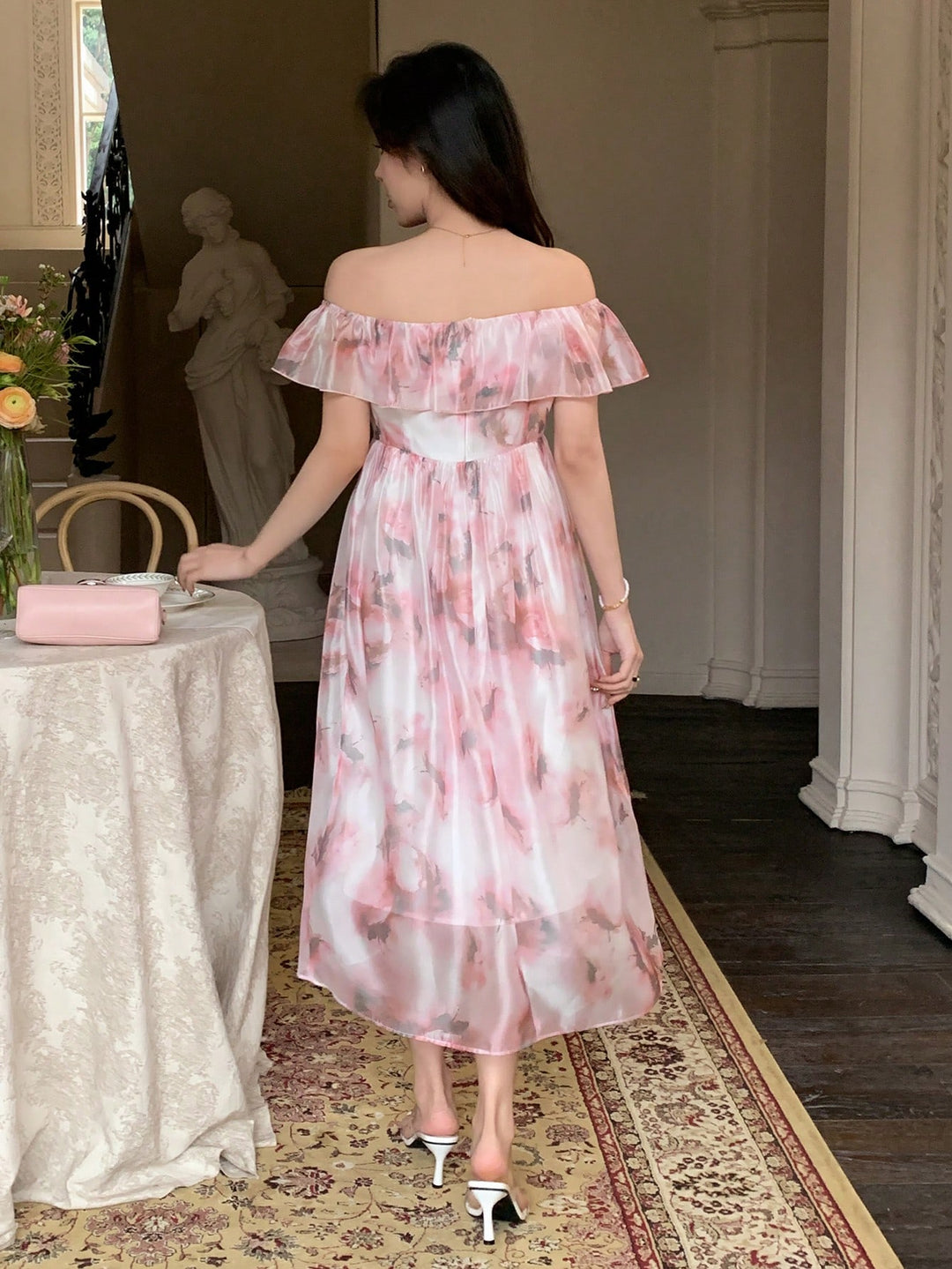 Rochie maxi SHEIN, mix culori