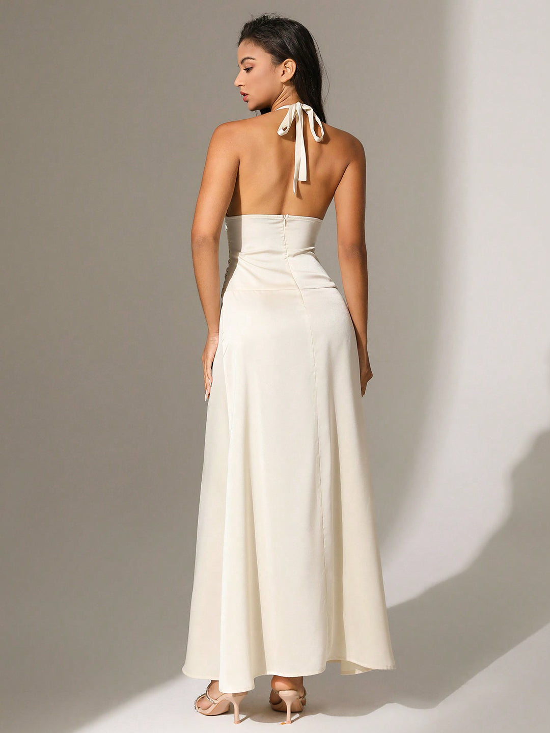 Rochie maxi SHEIN, alb