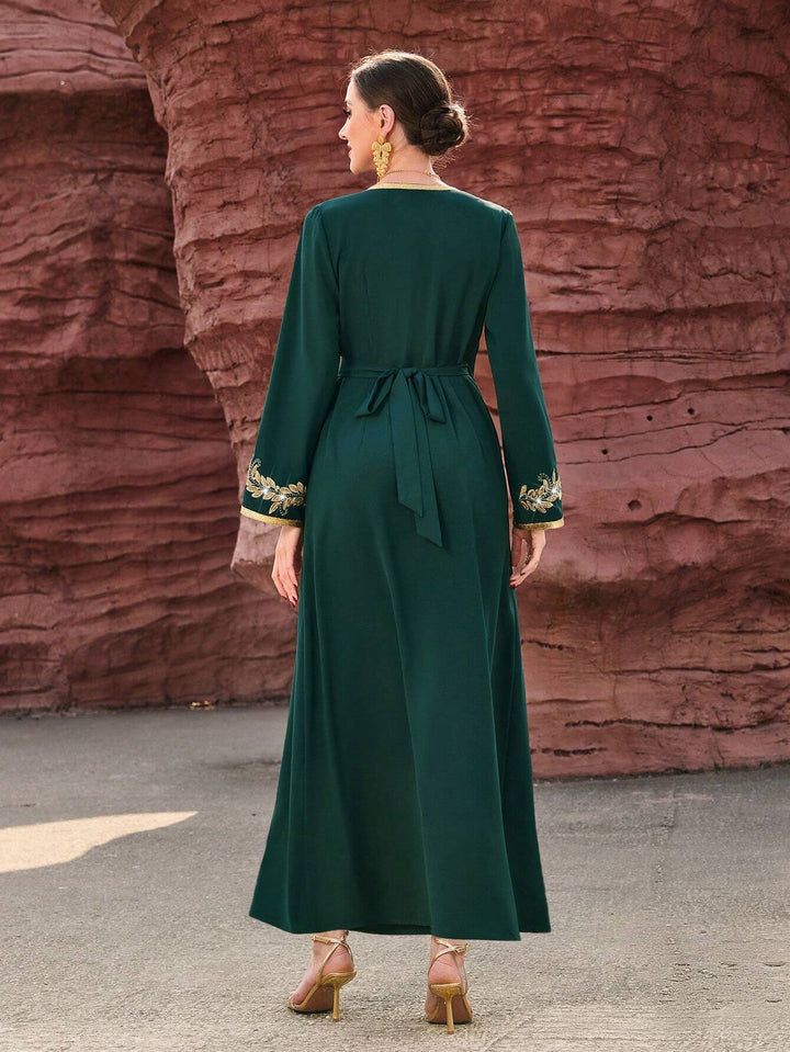 Shein maxi ruha, zöld