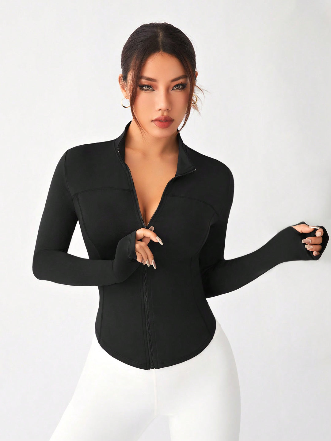 Jachetă sport SHEIN, negru