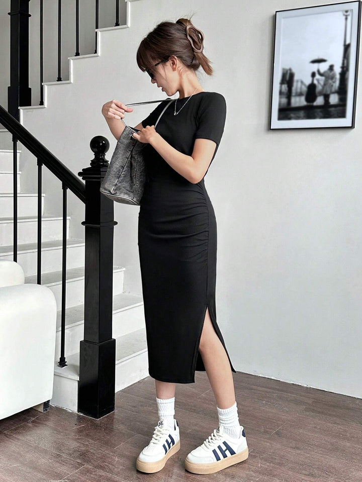 Rochie midi SHEIN, negru