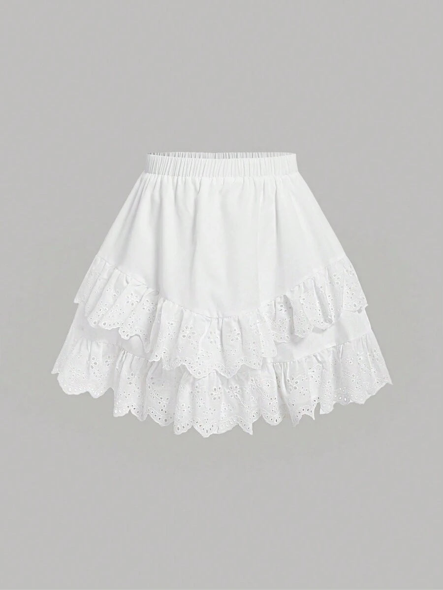 Fustă mini SHEIN, alb