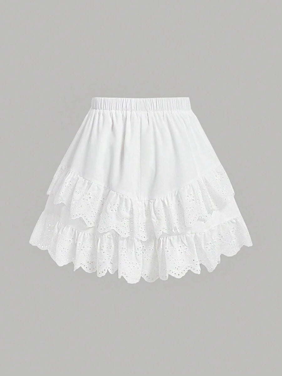 Fustă mini SHEIN, alb