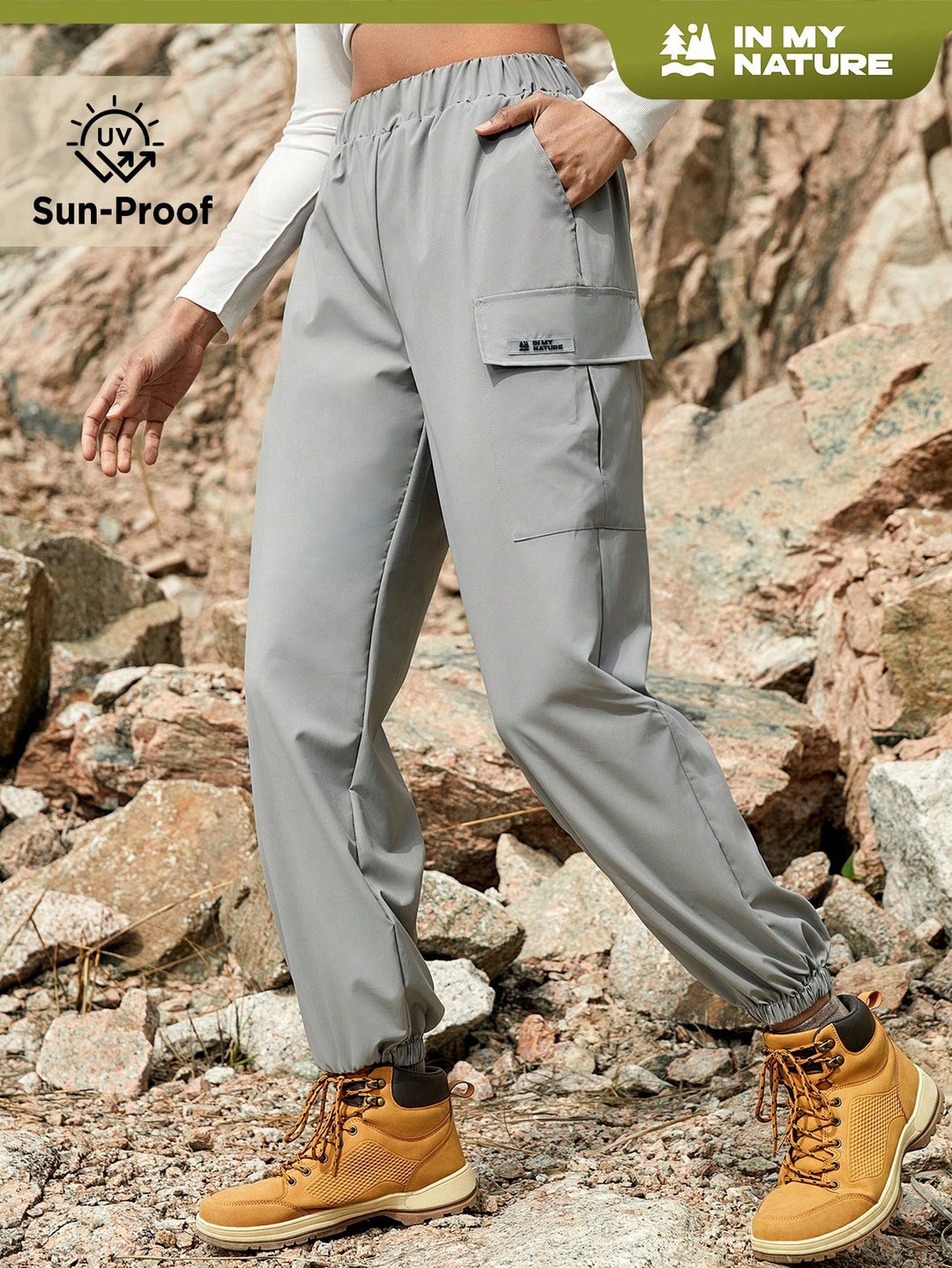 Pantaloni SHEIN, gri