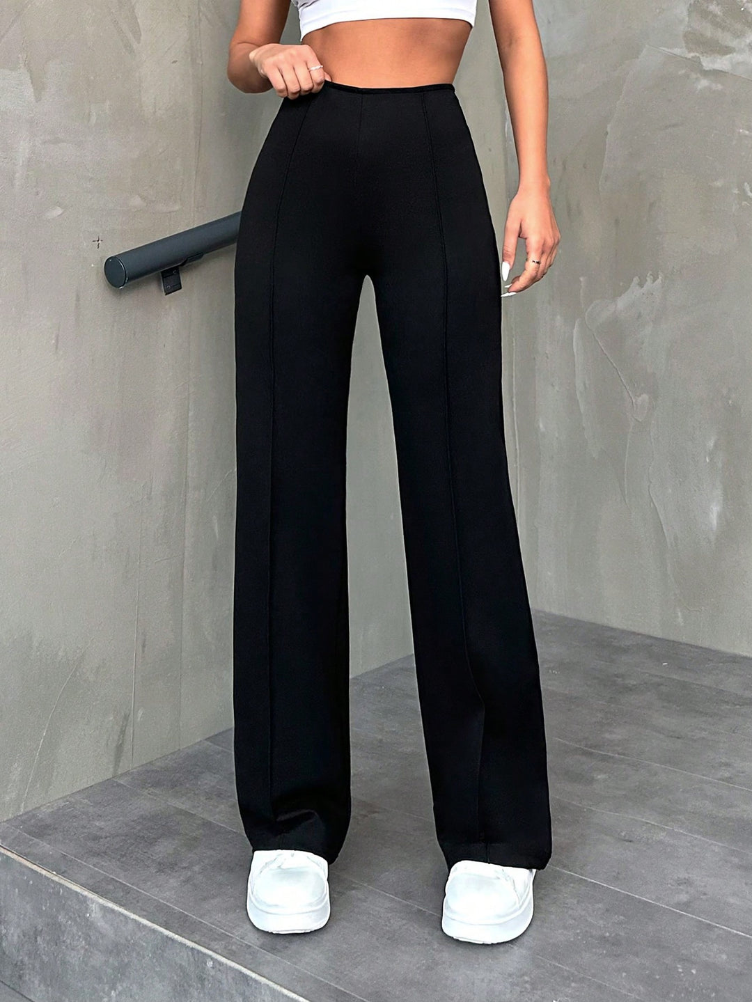 Pantalon SHEIN, negru