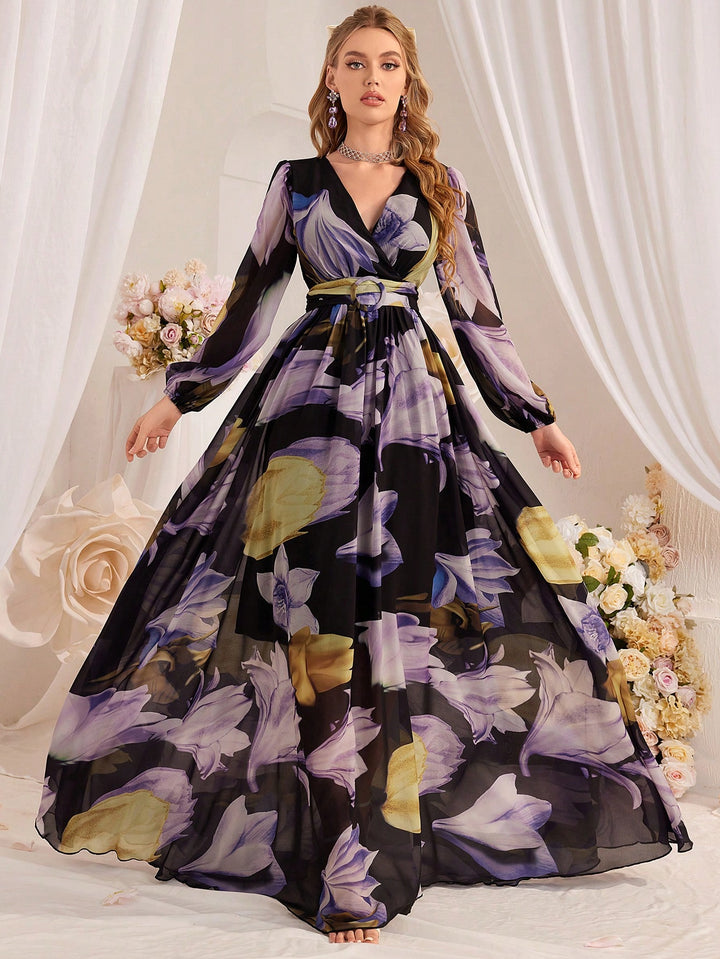 Rochie maxi SHEIN, mix culori