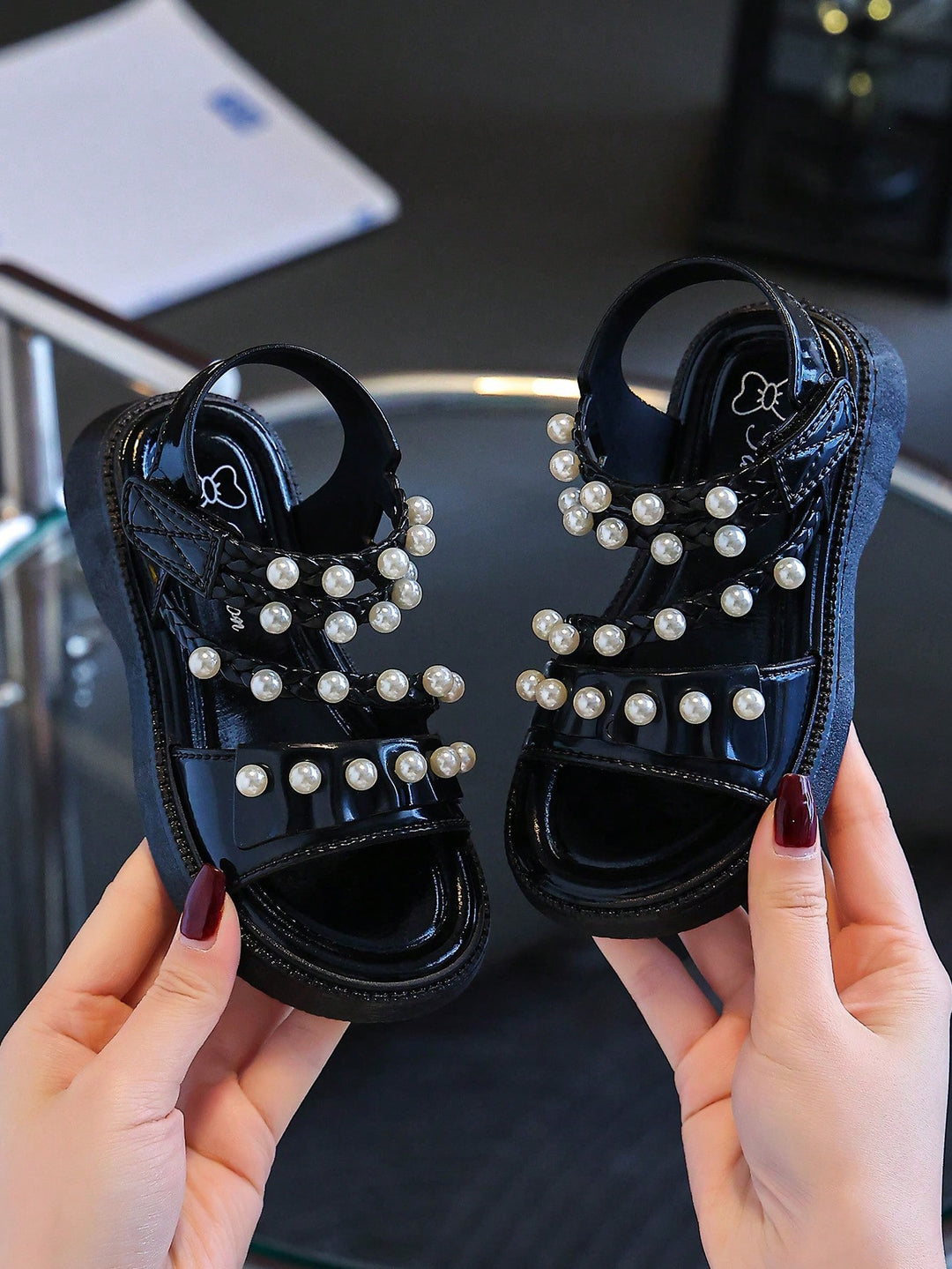 Sandale SHEIN, negru