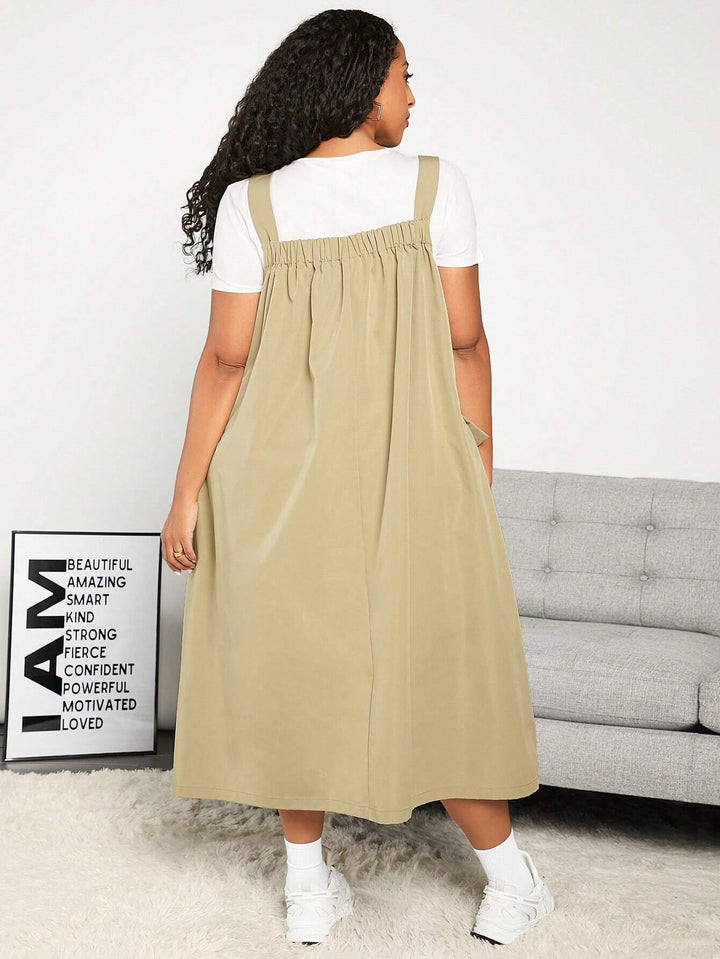 Rochie maxi SHEIN, bej