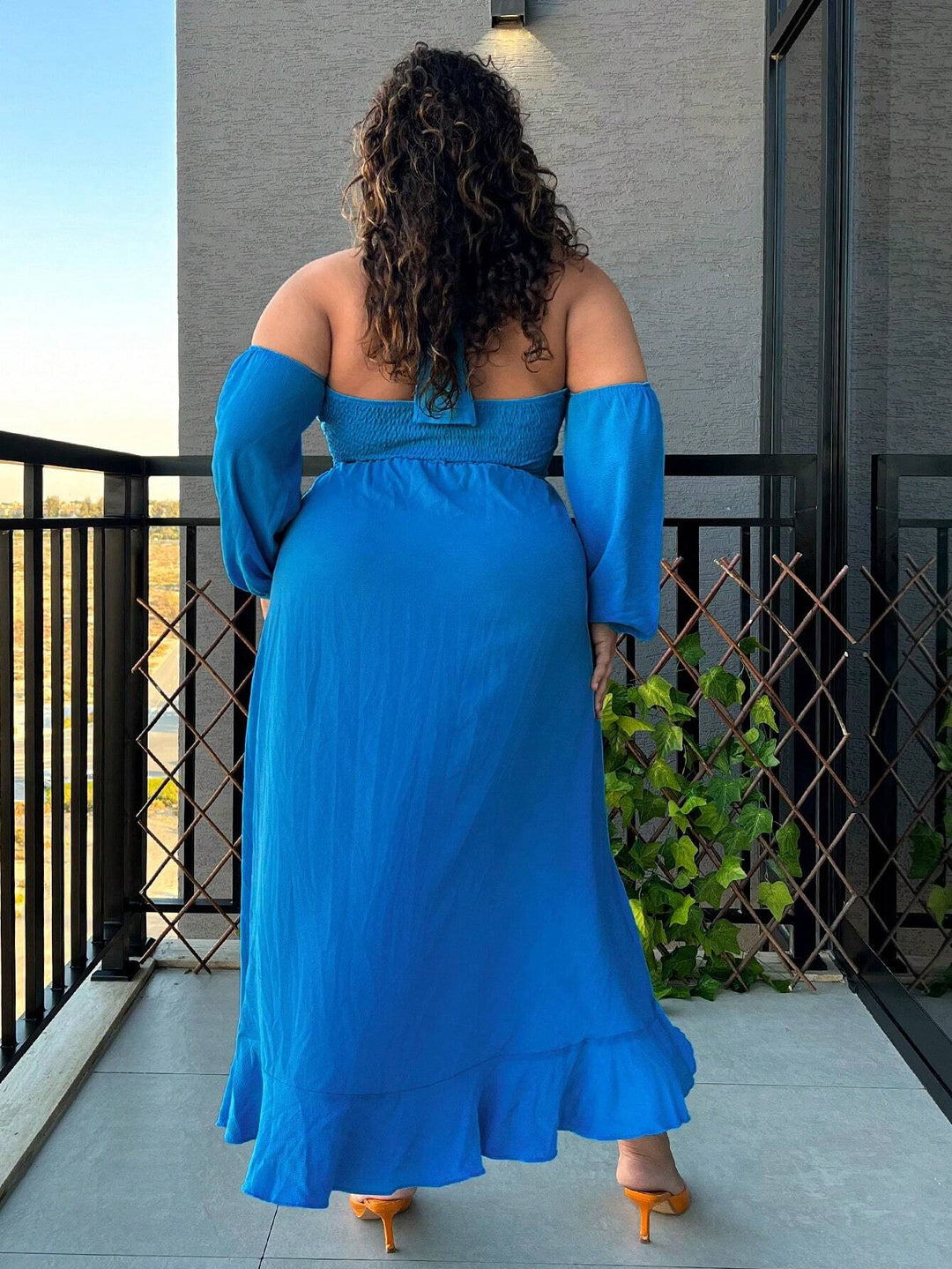 Rochie midi SHEIN, albastru