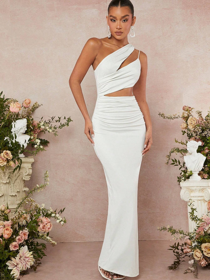 Rochie maxi SHEIN, alb