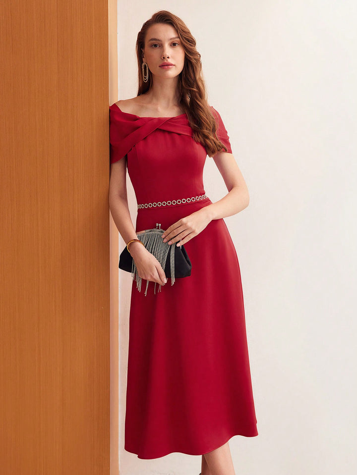Rochie maxi SHEIN, roșu