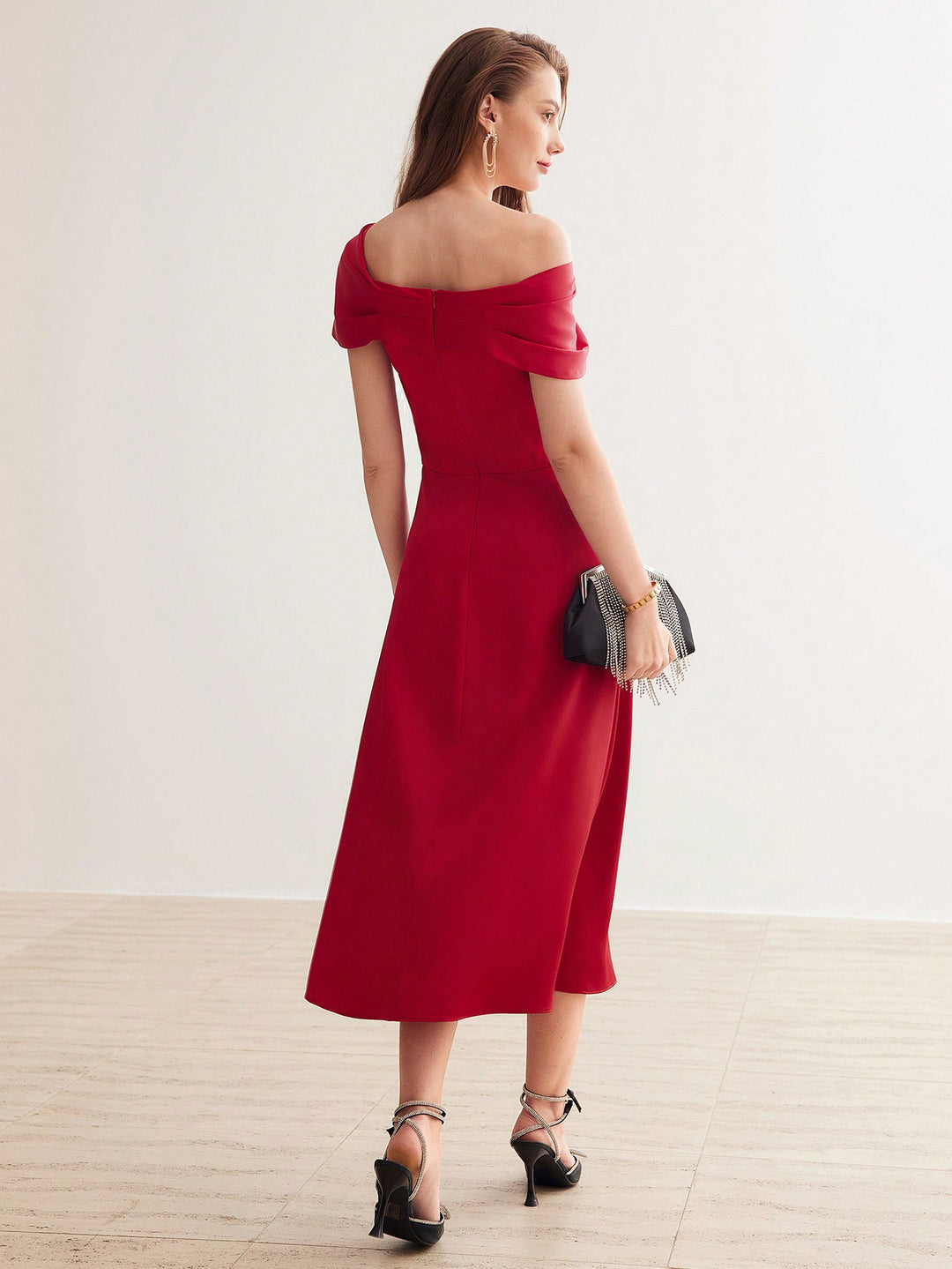 Rochie maxi SHEIN, roșu
