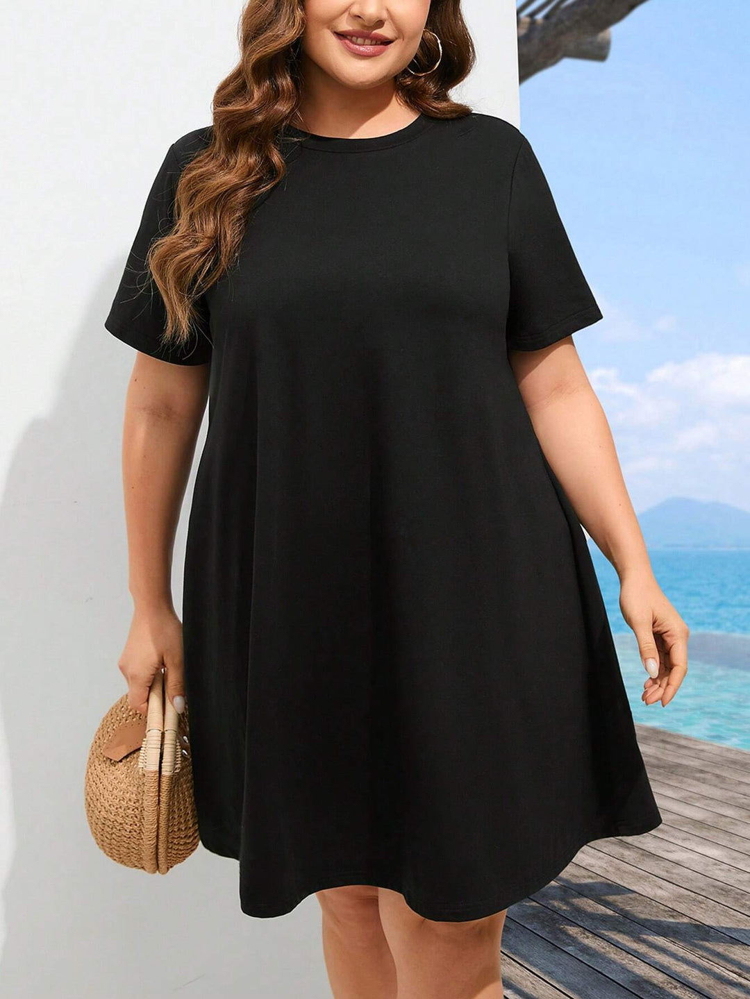 Rochie mini SHEIN, negru