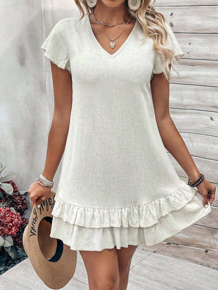 Rochie midi SHEIN, bej