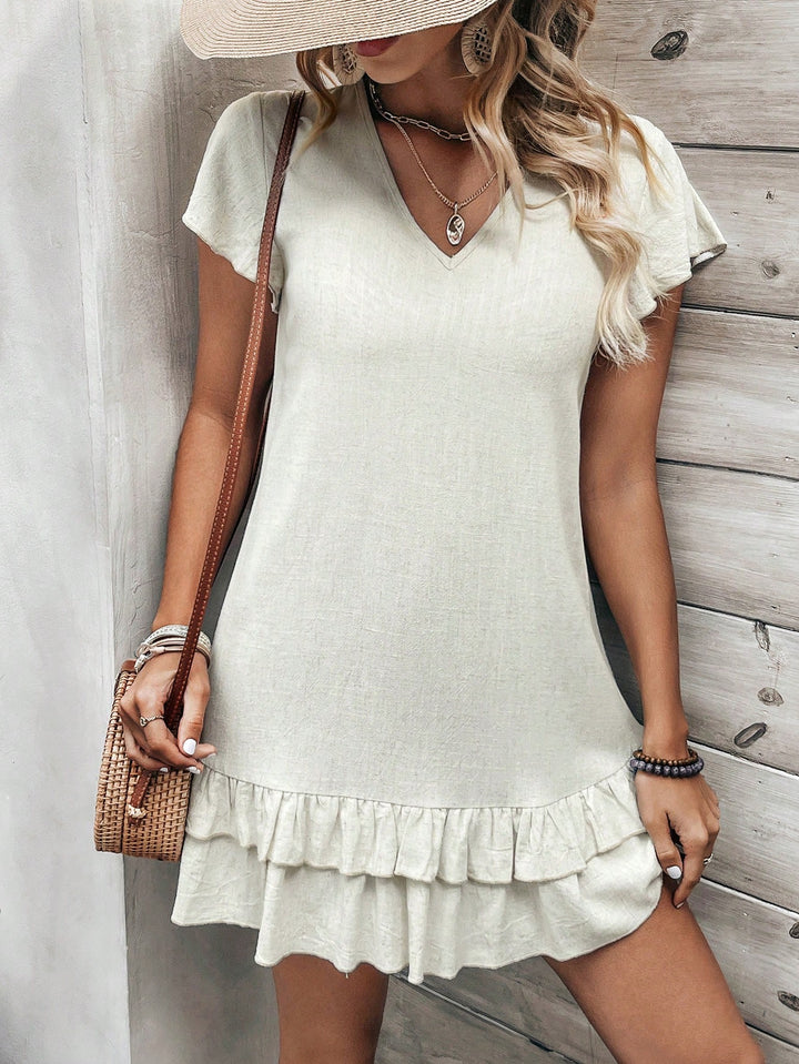 Rochie midi SHEIN, bej