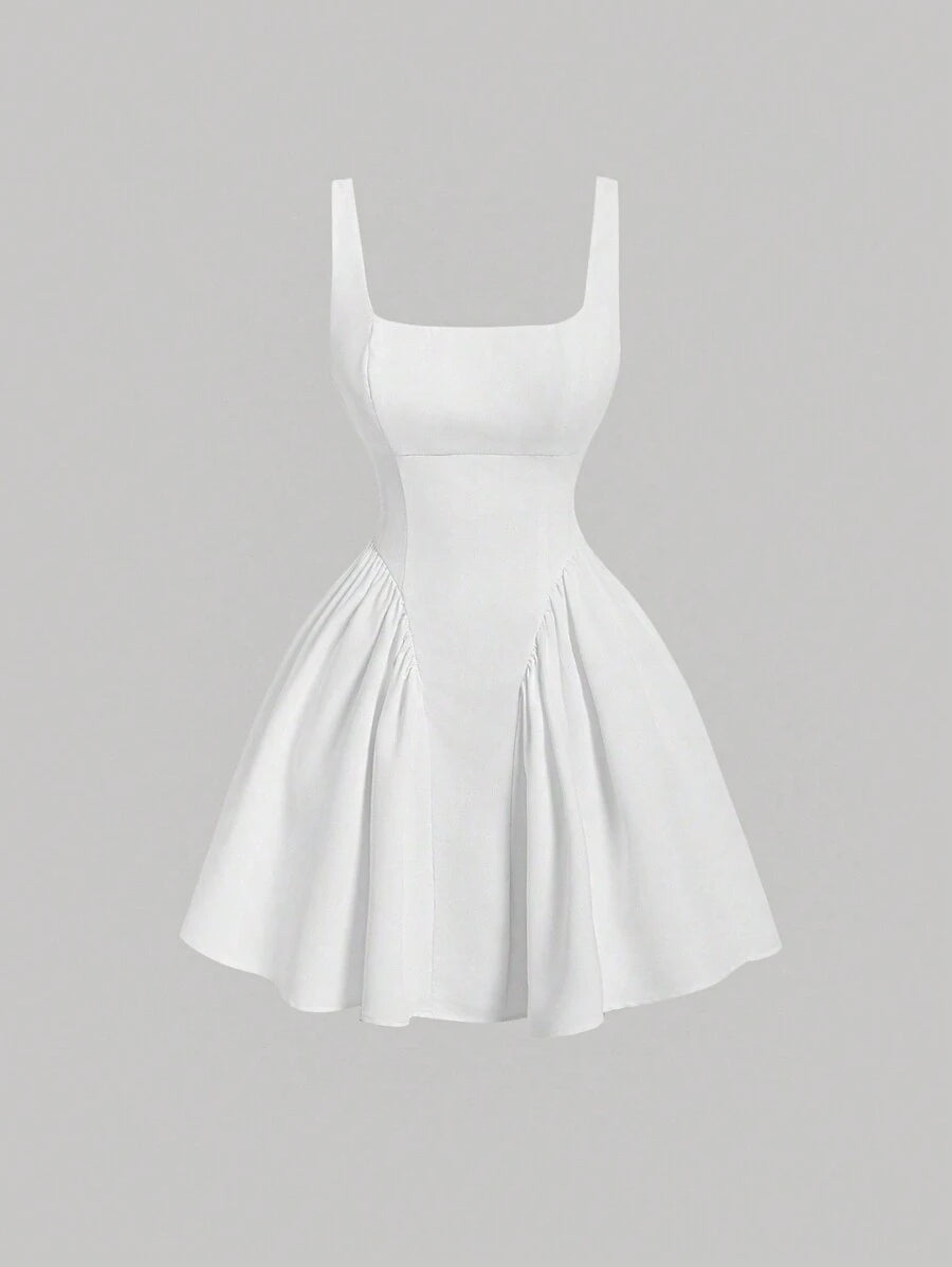 Rochie mini SHEIN, alb