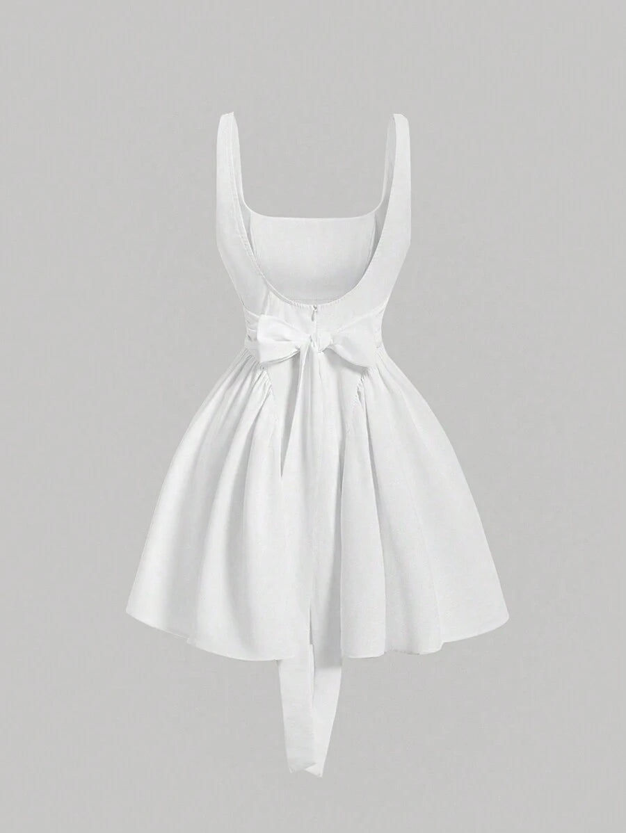 Rochie mini SHEIN, alb