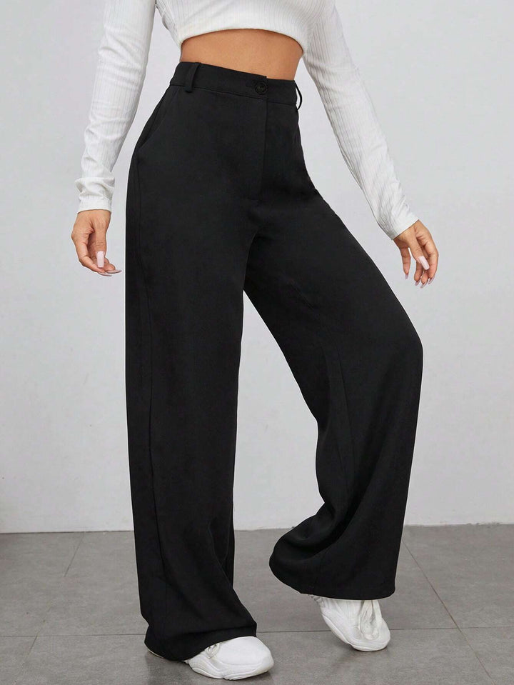 Pantaloni SHEIN, negru
