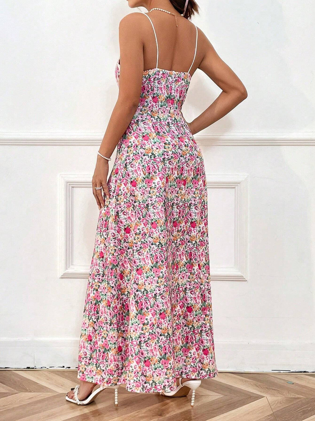 Rochie maxi SHEIN, mix culori