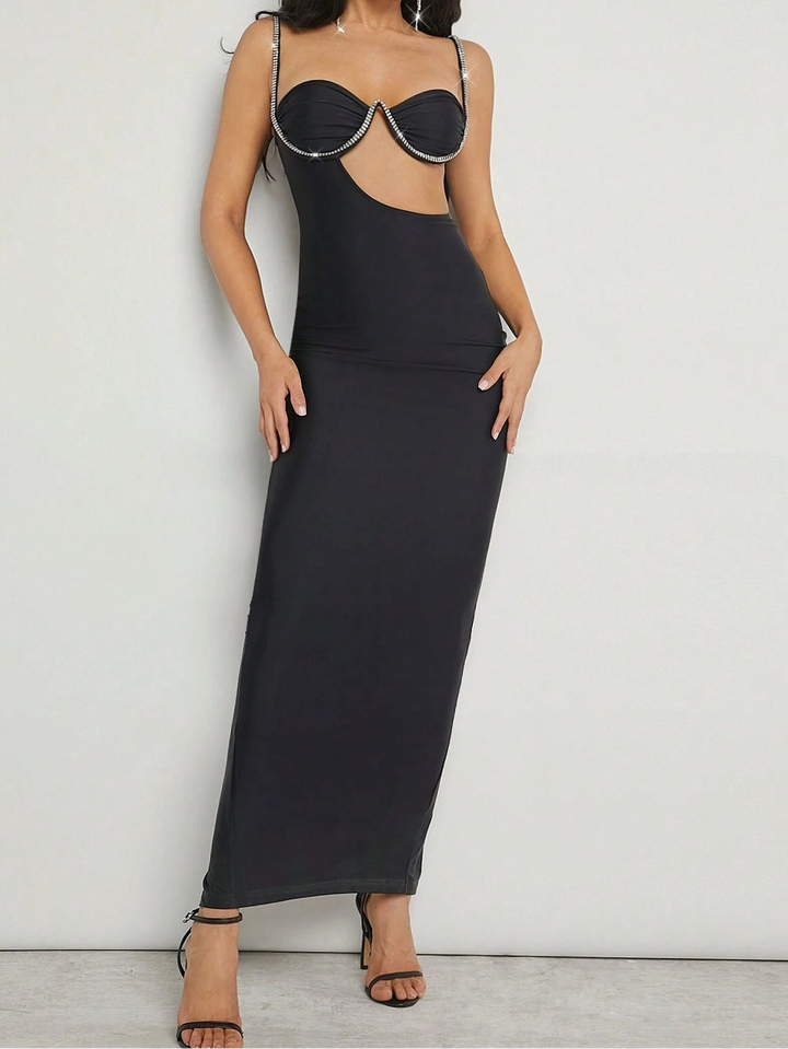 Rochie maxi SHEIN, negru