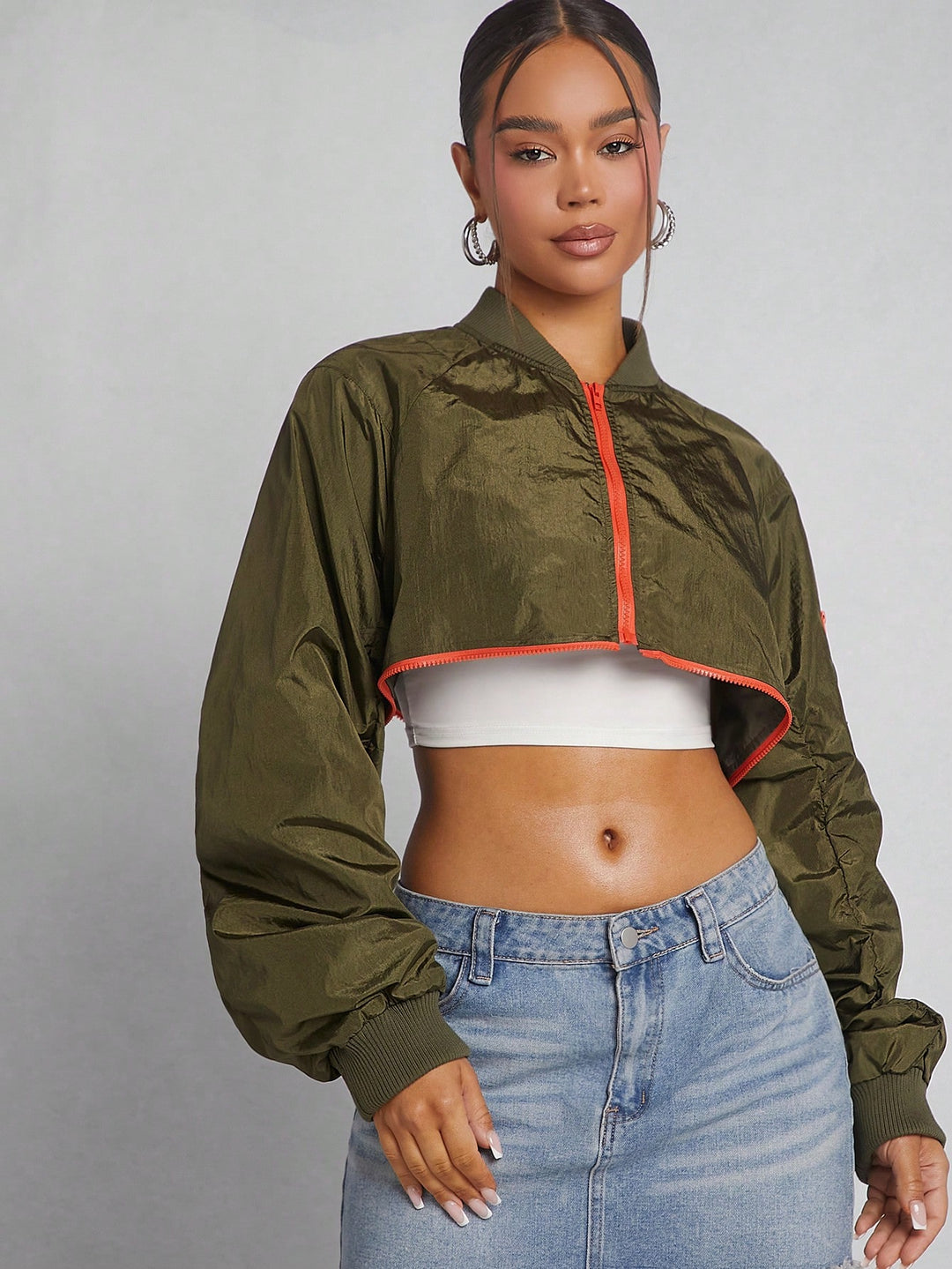 SHEIN Dzseki, khaki