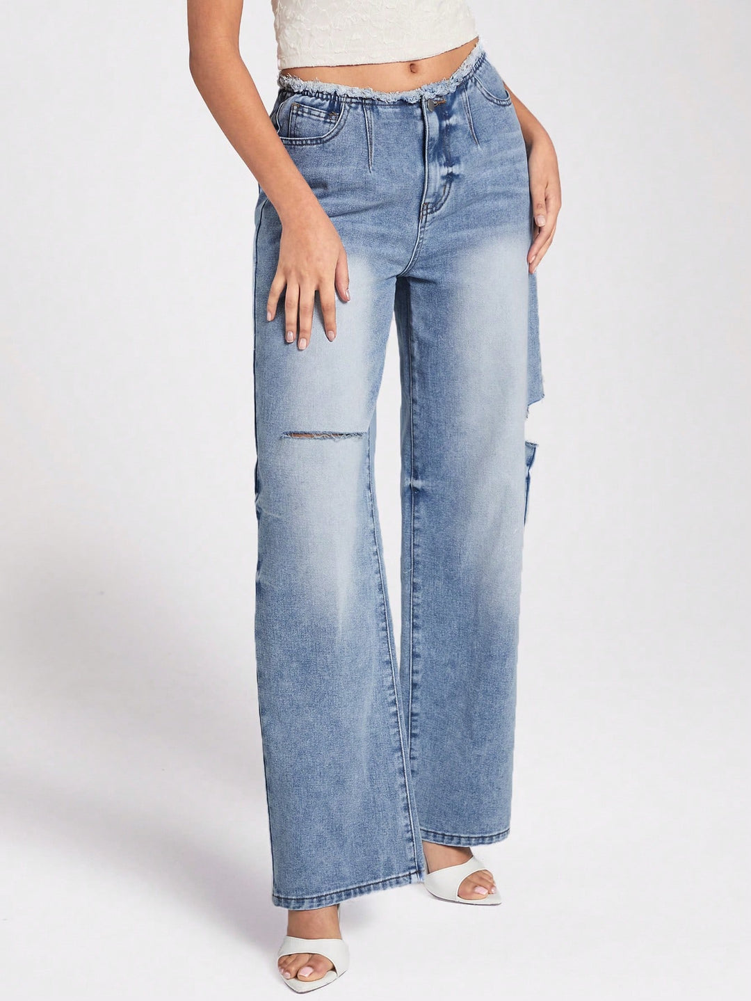 Jeans SHEIN, albastru