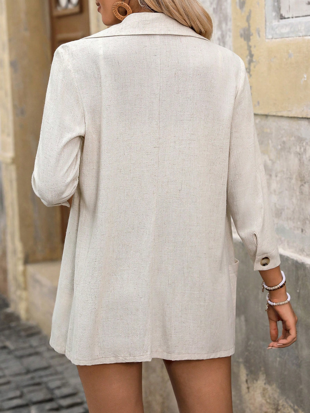SHEIN blézer, krém