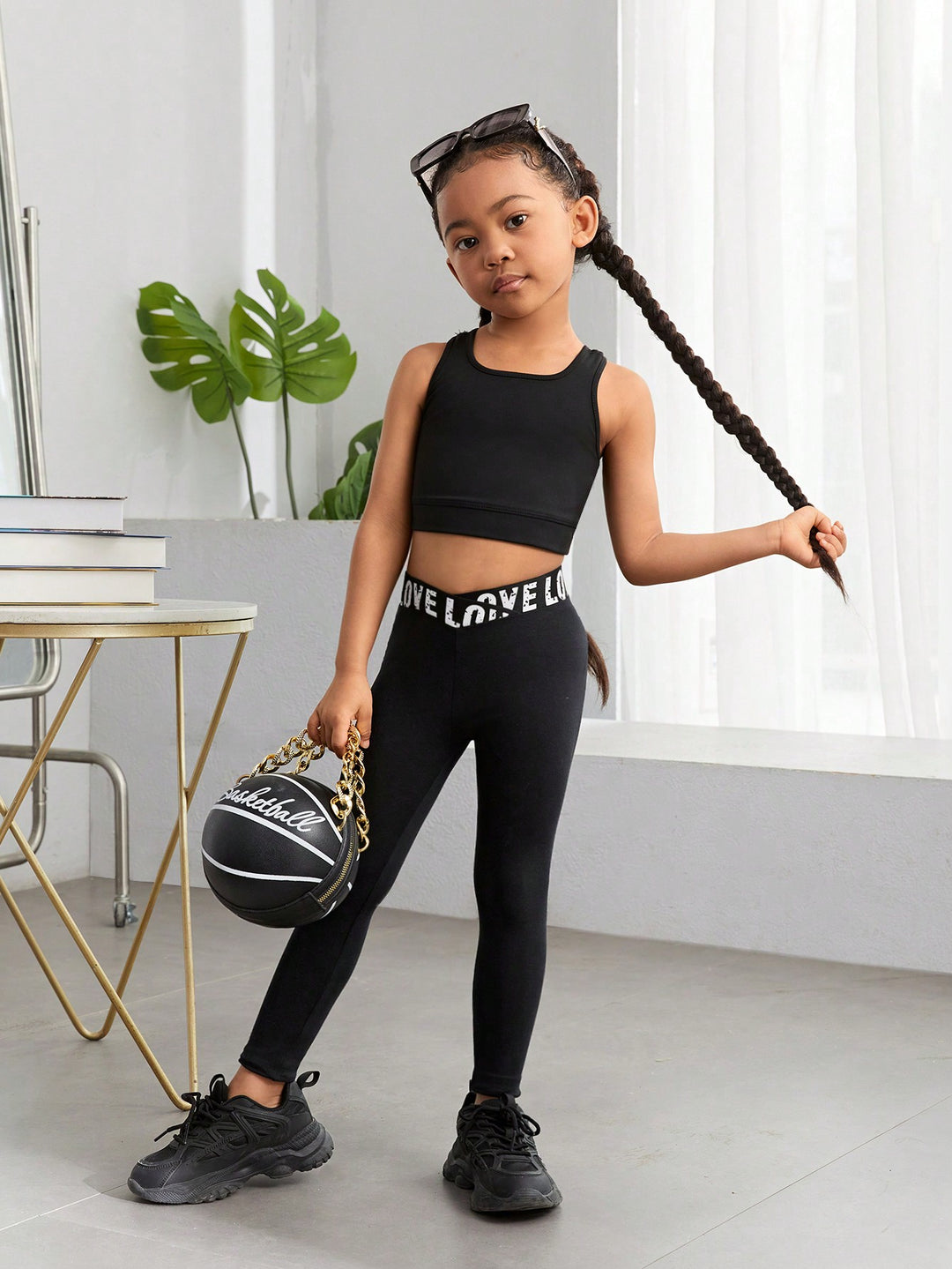 SHEIN leggings, fekete