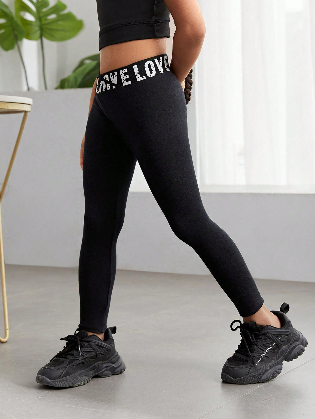 SHEIN leggings, fekete