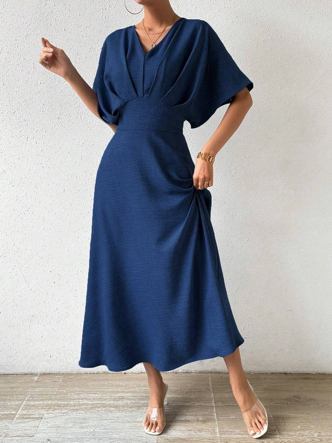 Rochie maxi SHEIN, albastru