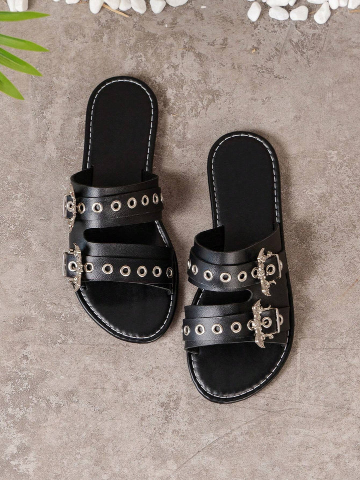 SHEIN papucs, fekete