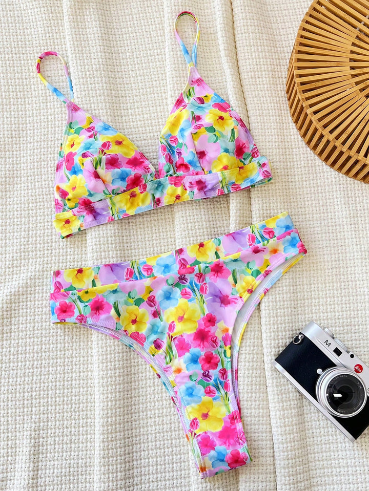 Set bikini SHEIN, mix culori