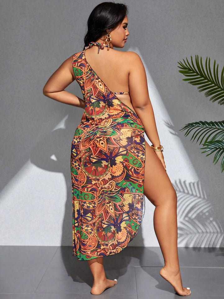 Costum de baie SHEIN, mix culori