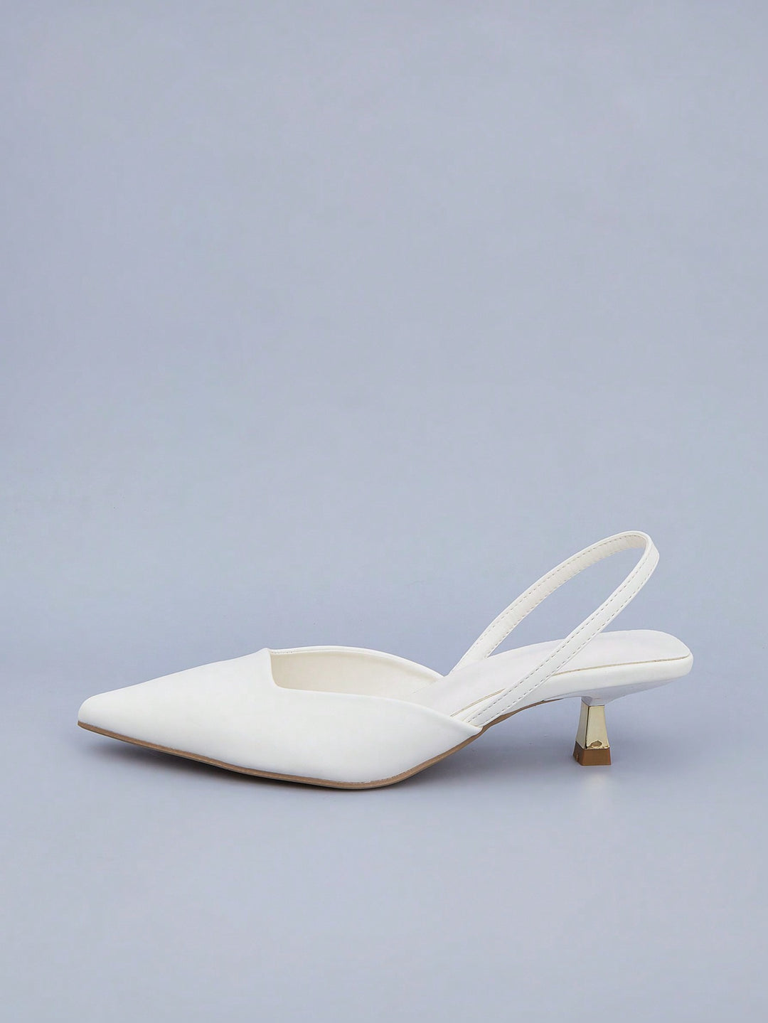 Pantofi cu toc SHEIN, alb
