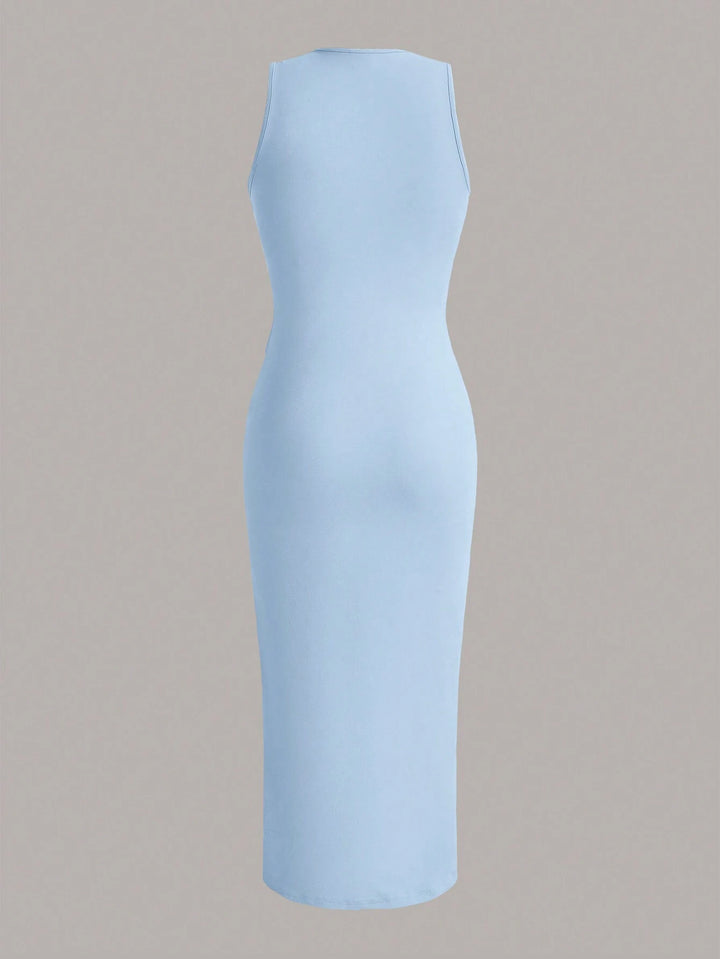 Rochie maxi SHEIN, albastu