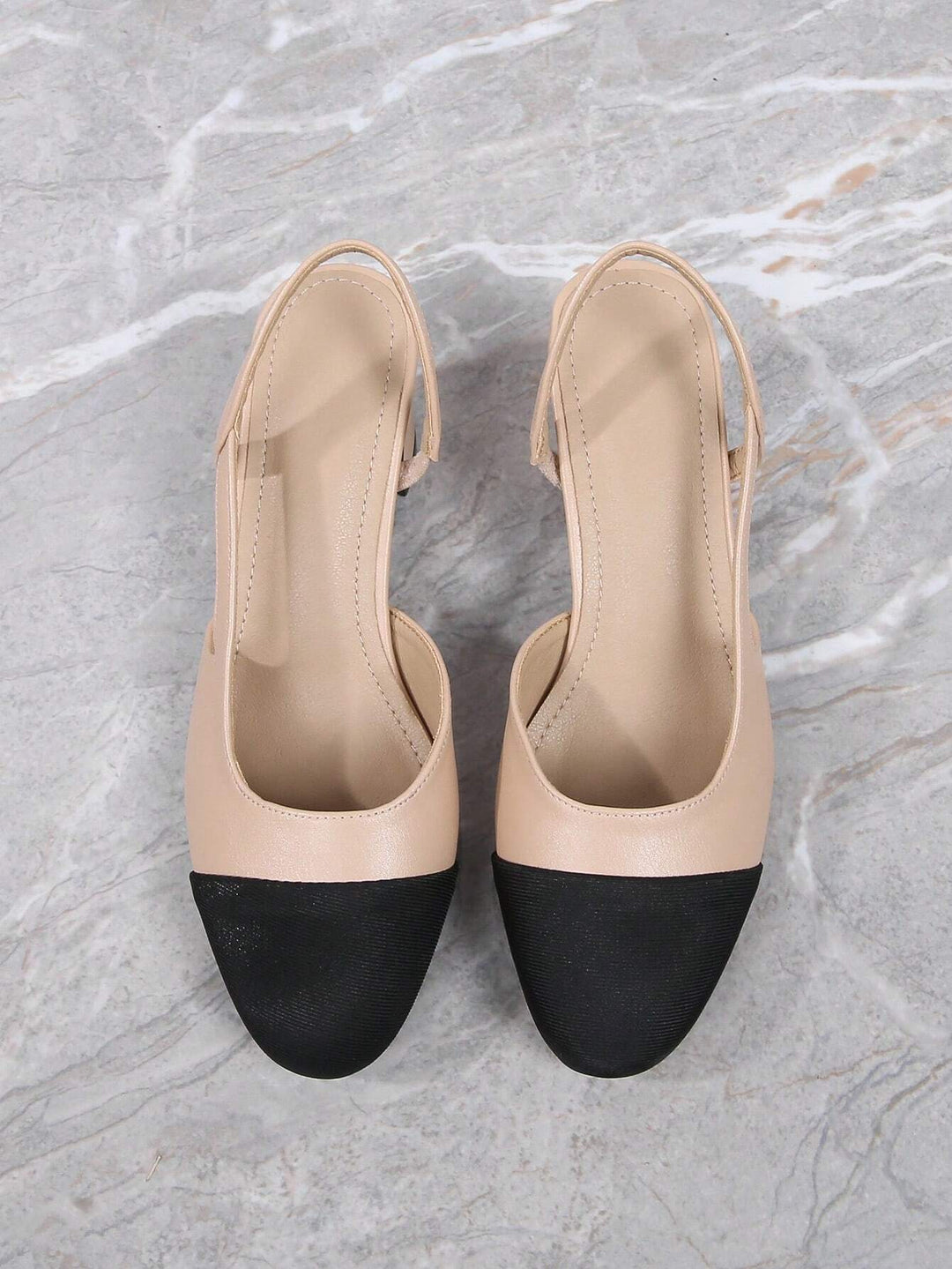 Pantofi cu toc SHEIN, bej