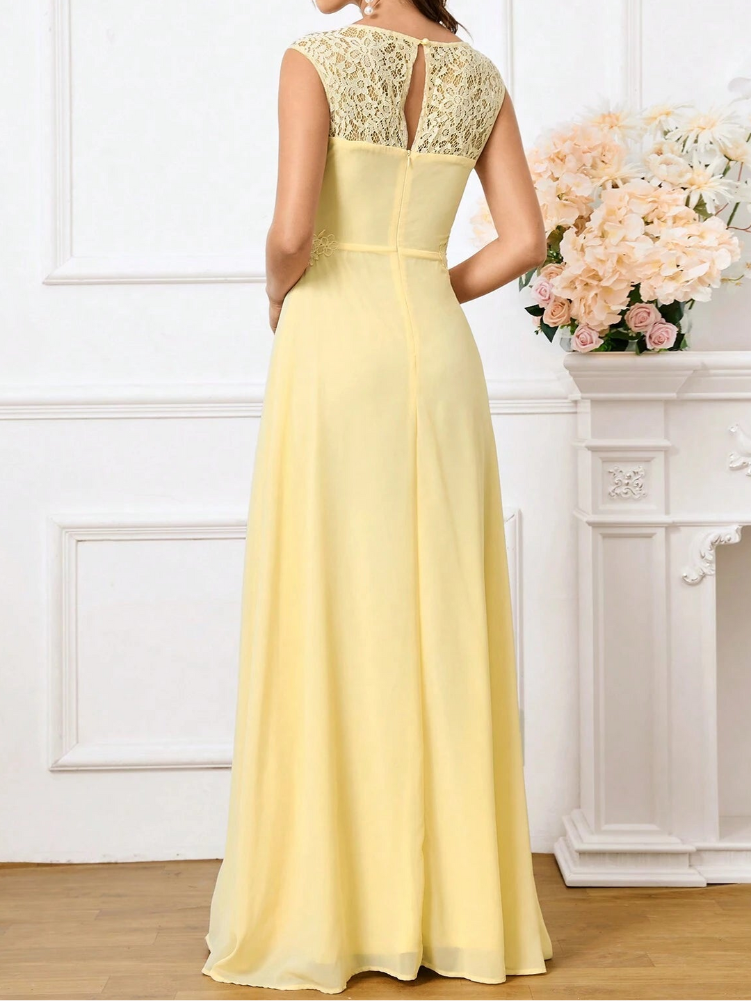 Rochie maxi Shein, galben