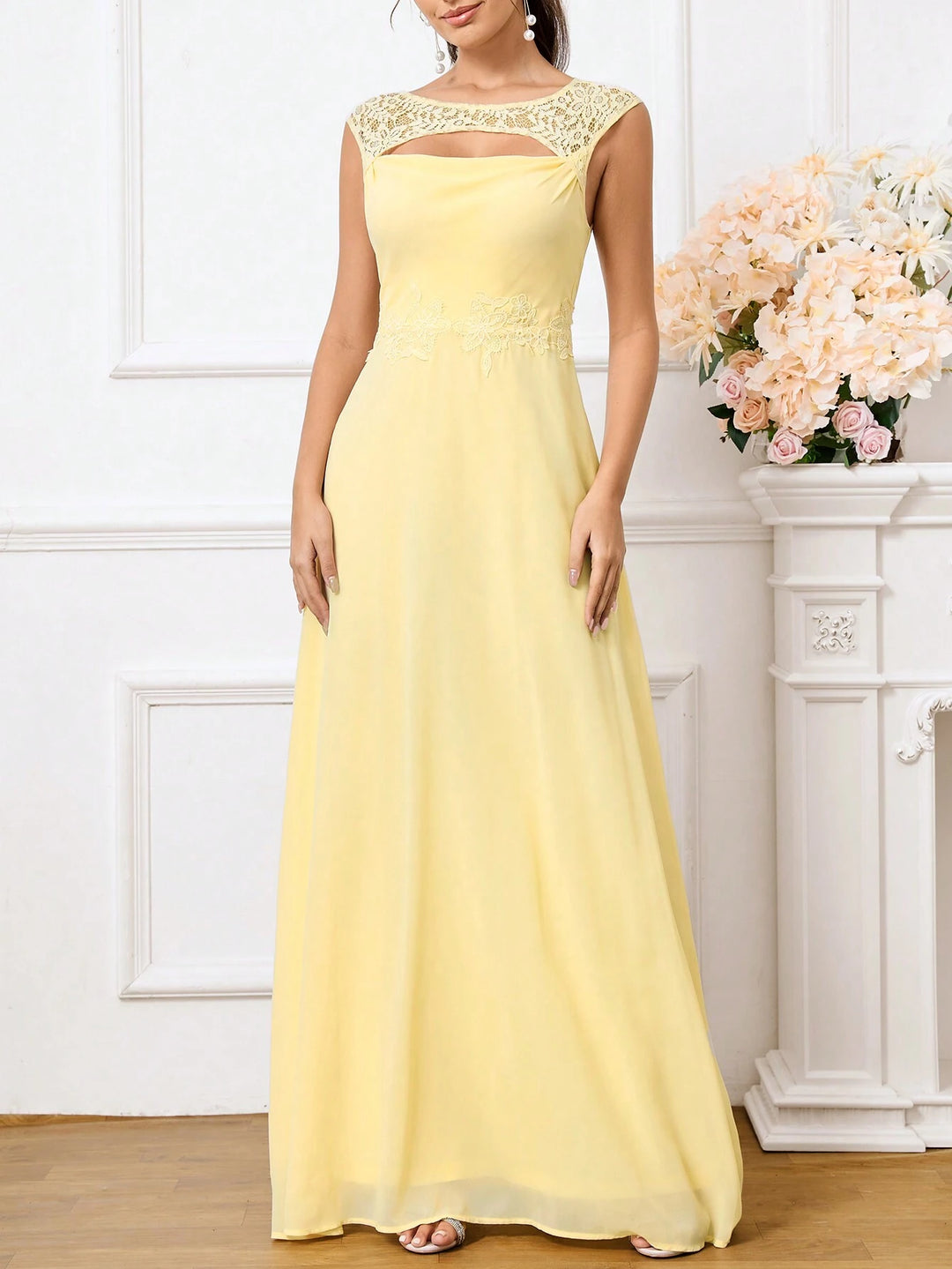Rochie maxi Shein, galben