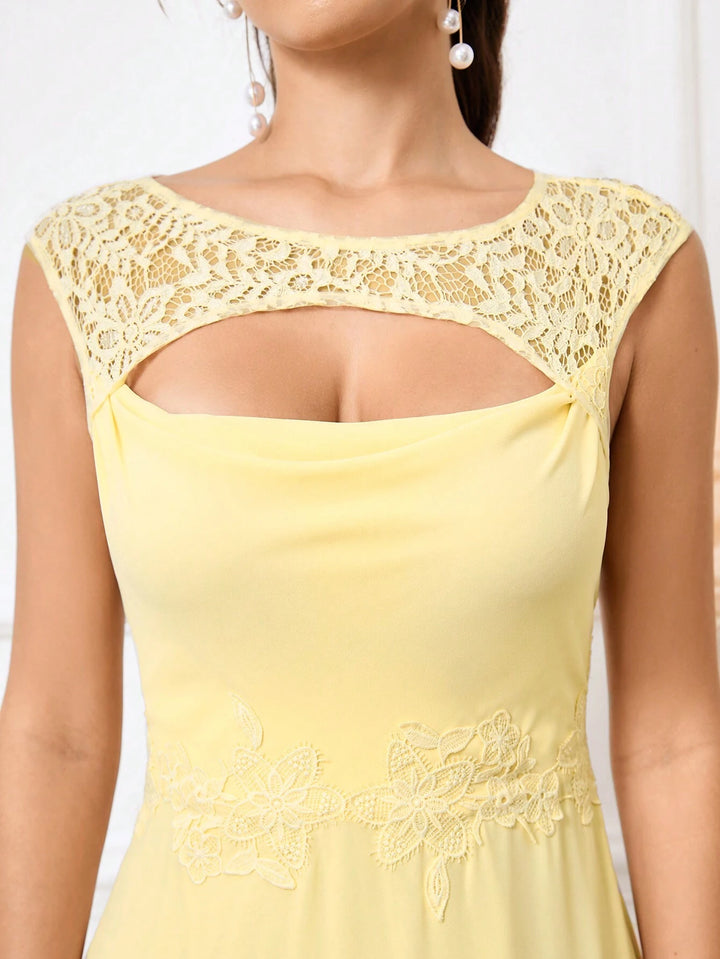 Rochie maxi Shein, galben