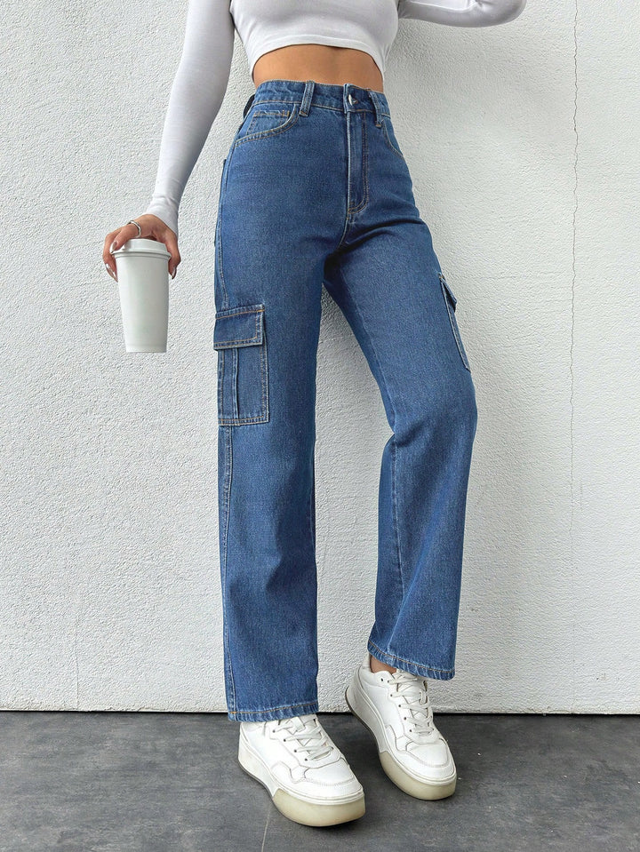 Jeans SHEIN, albastru