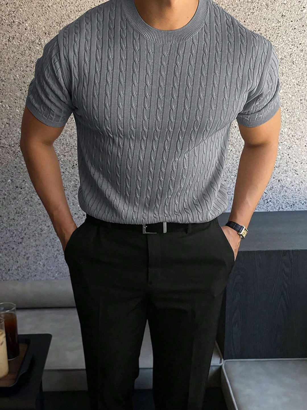 Tricou SHEIN, gri