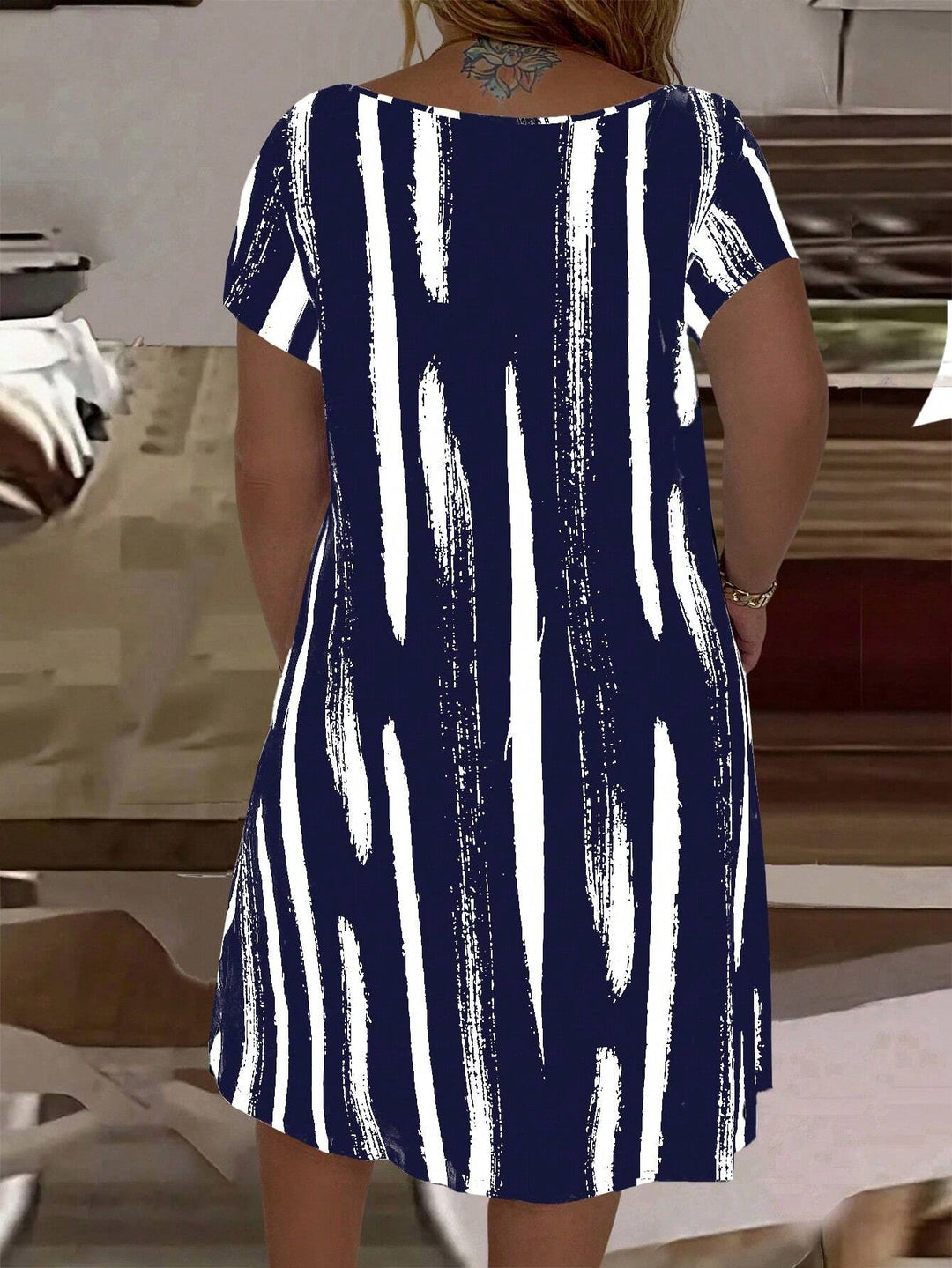 Shein Curve+ miniruha, többszínű