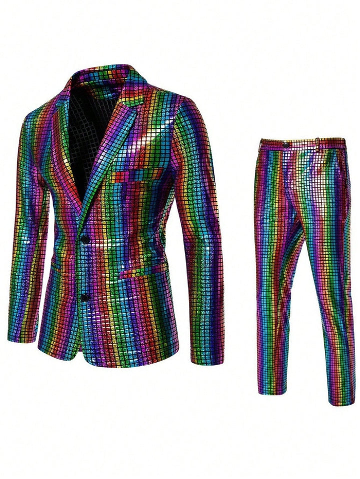 Costum SHEIN, mix culori